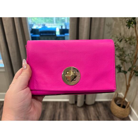 Kate Spade New York Handbags - HOT PINK KATE SPADE CROSSBODY PURSE
